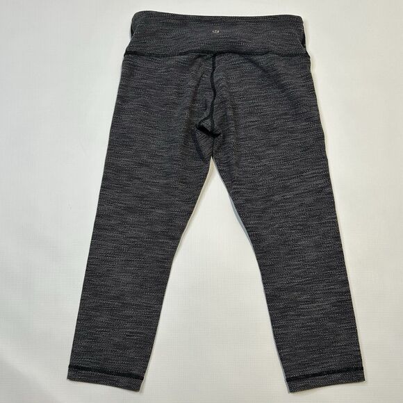 Lululemon Wunder Under Crop Leggings Size 6 Coco Pique Black White/Black READ - Picture 2 of 12